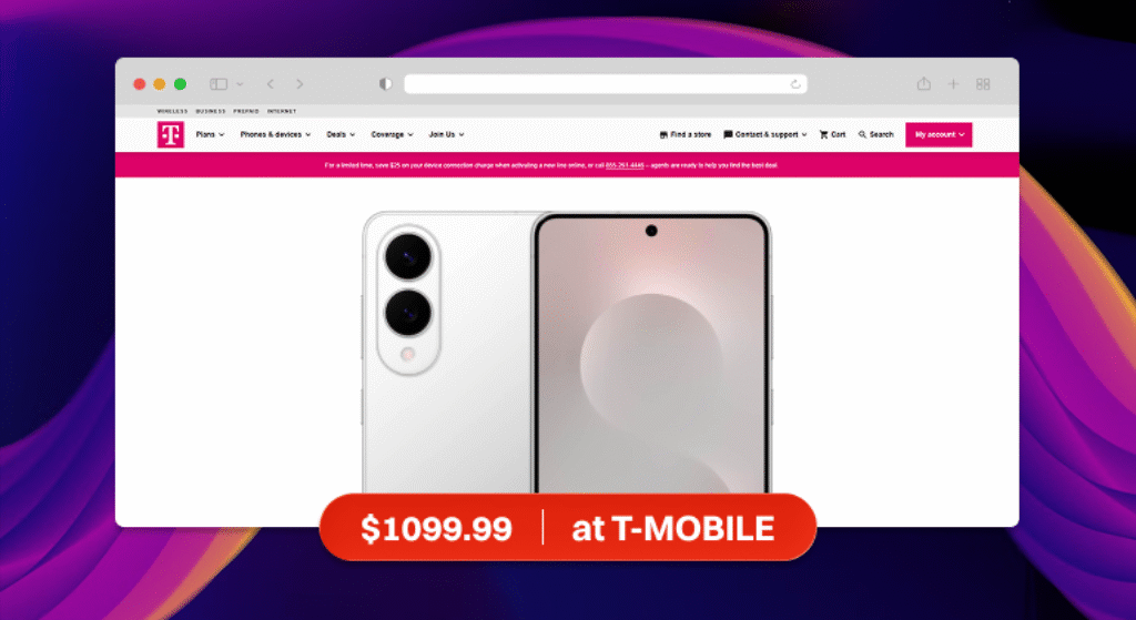 Galaxy S25 Edge T-Mobile Deal