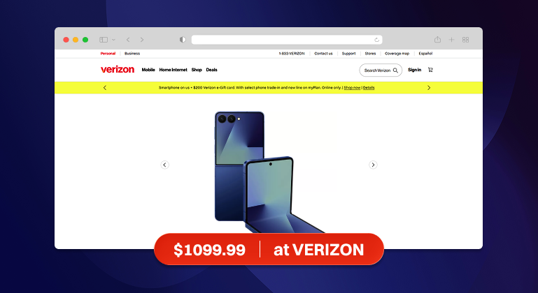 Galaxy Z Flip 7 Deals (Verizon)