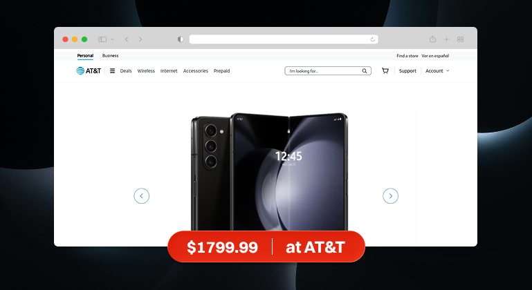 Galaxy Z Fold 5 Price (AT&T)