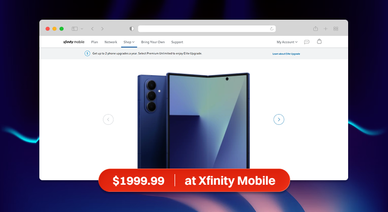 Samsung Galaxy Z Fold 7 Deals (Xfinity Mobile)