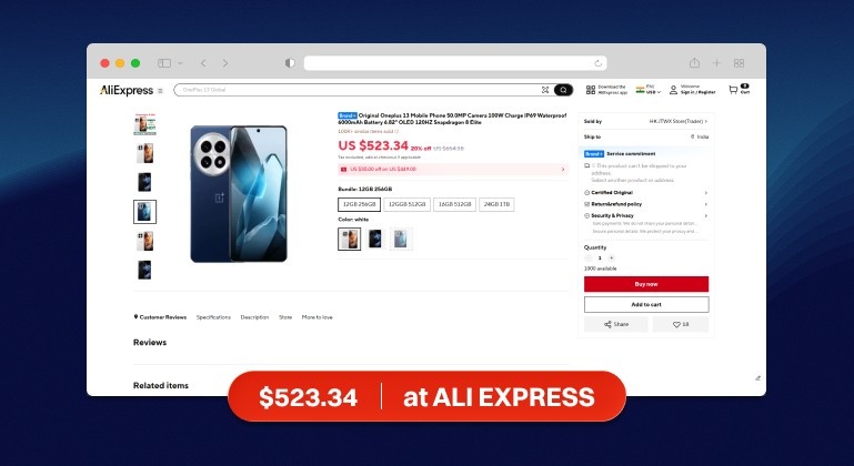 One Plus 13 Deals Ali Express