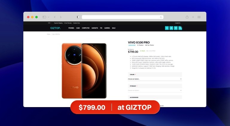 Vivo X 100 Pro Deals Gizto