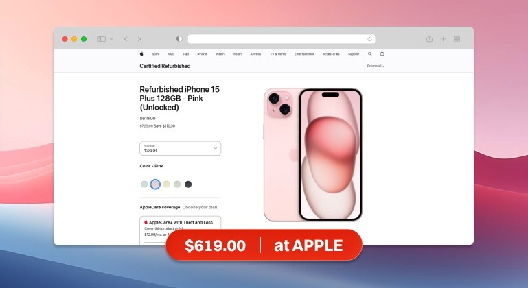iPhone 15 Plus Deals Apple Brand Website