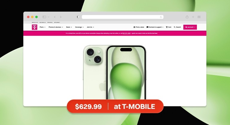 iPhone 15 price T-Mobile