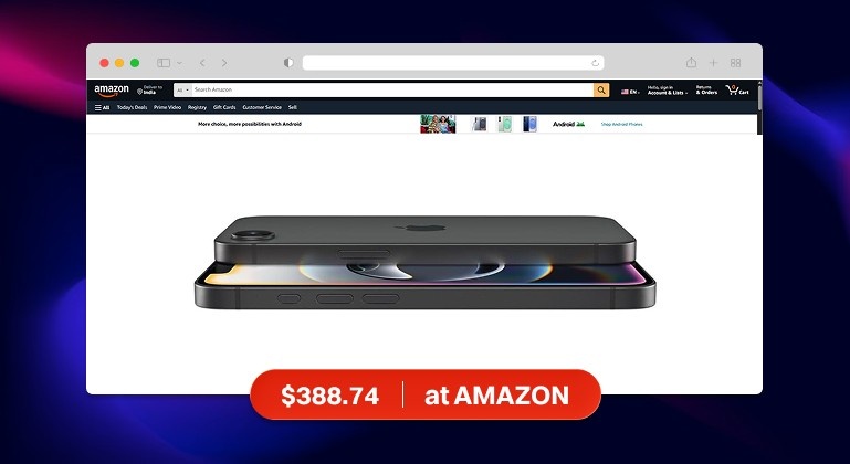 iPhone 16 e Deals Amazon
