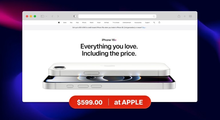 iPhone 16 e Deals Apple Brand Website