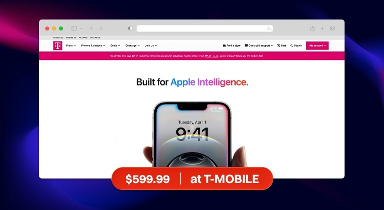 iPhone 16 e Deals T-Mobile