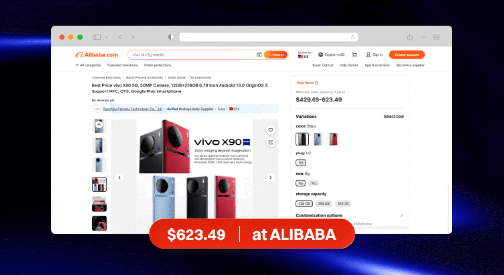 Vivo X90 Deals Ali Baba