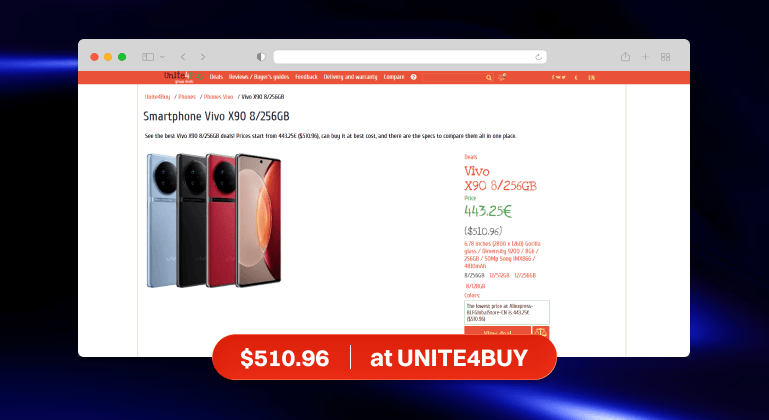Vivo X90 Deals (Unit 4 Buy)