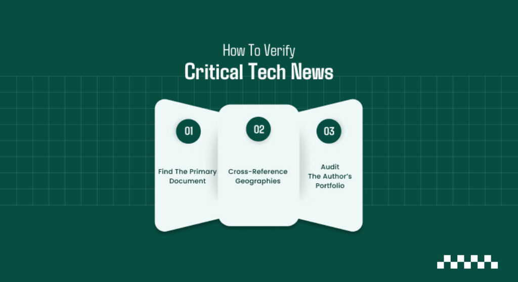 How To Verify Critical Tech News