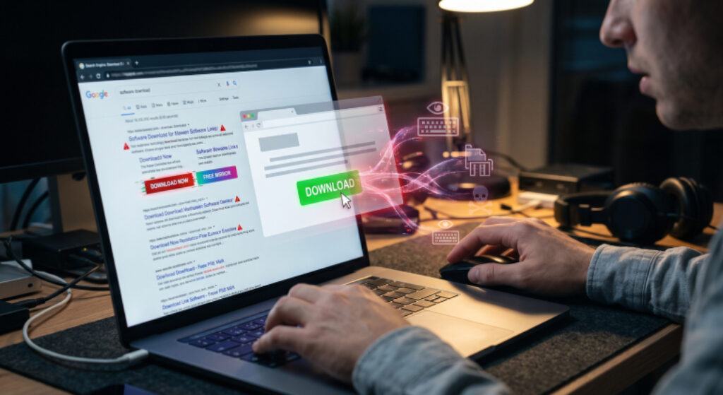 The Real Danger: Deceptive Download Links